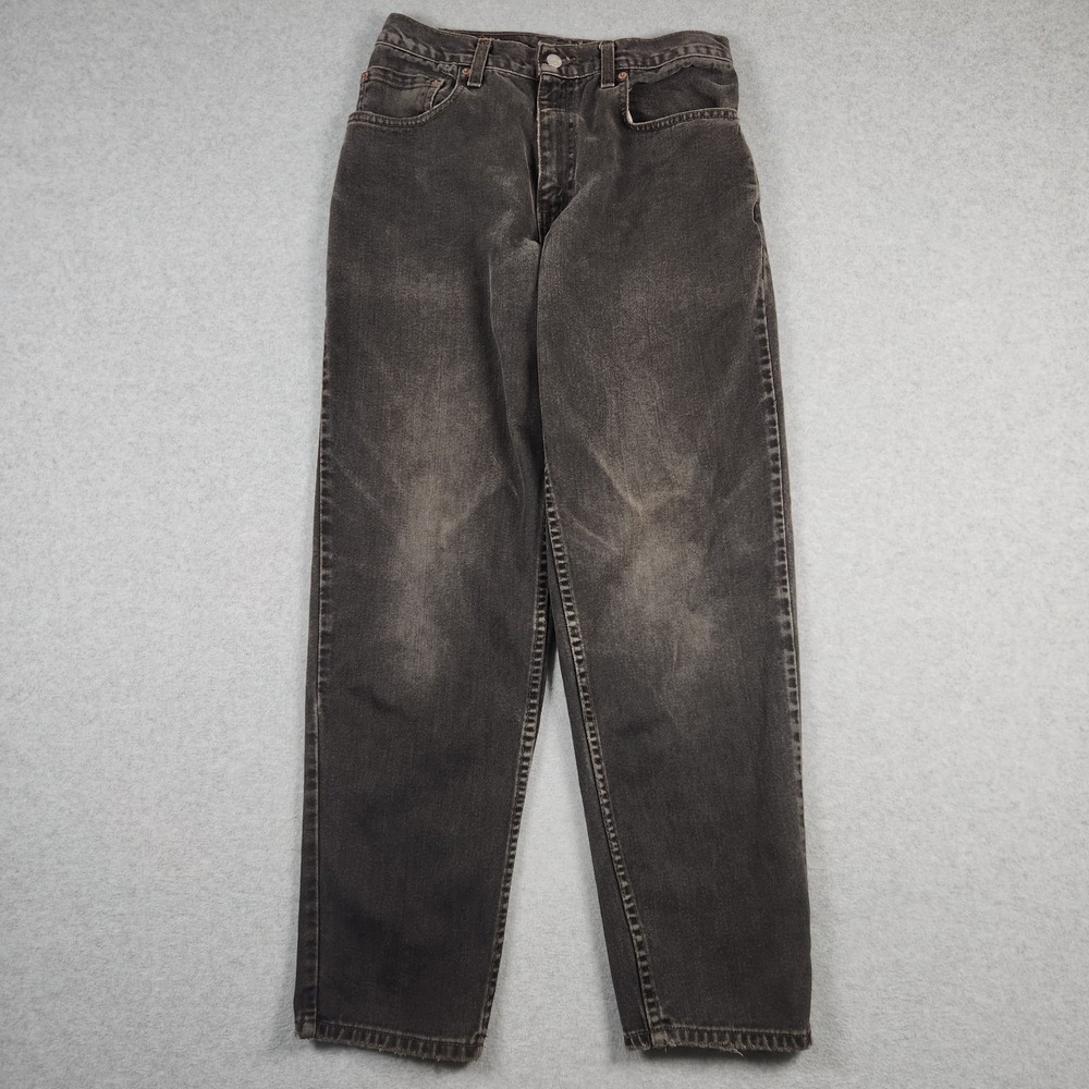 Vintage Levis Jeans 31x34 (Actual 30x30) Black 560 Loose Fade Made in USA 90s